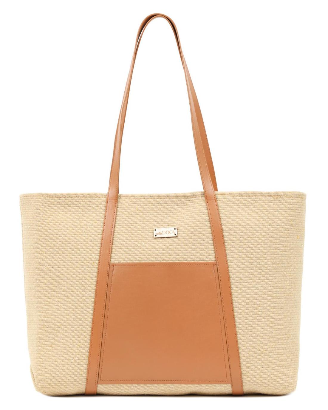 502790M-SHOULDER BAG (53X34X13)  BEIGE 23399