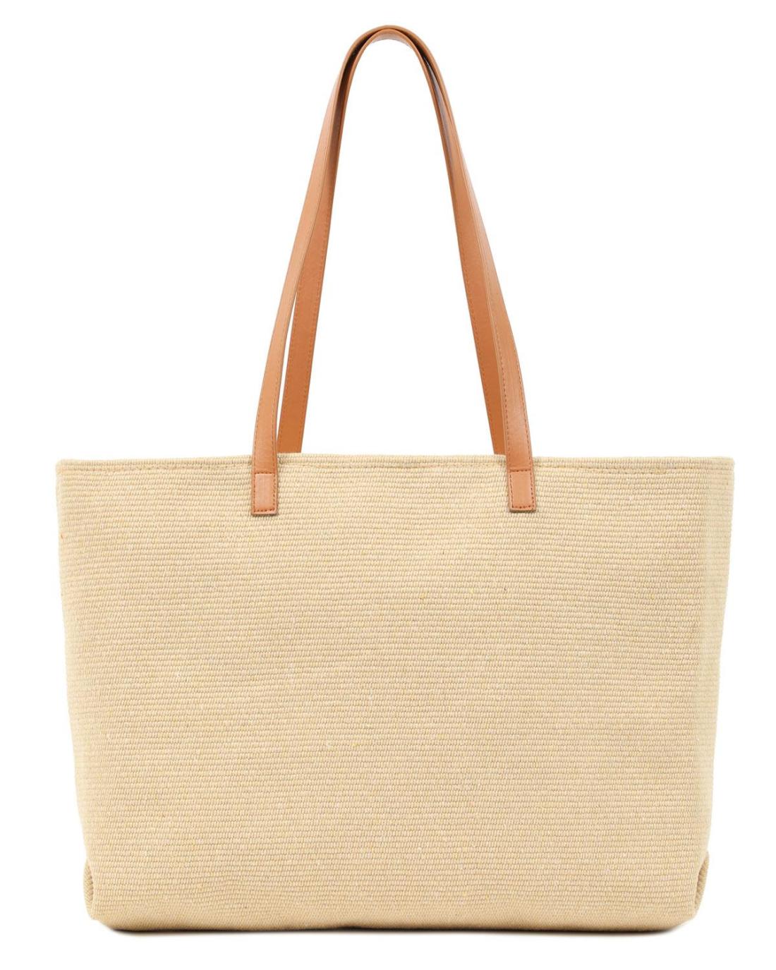 502790M-SHOULDER BAG (53X34X13)  BEIGE 23399