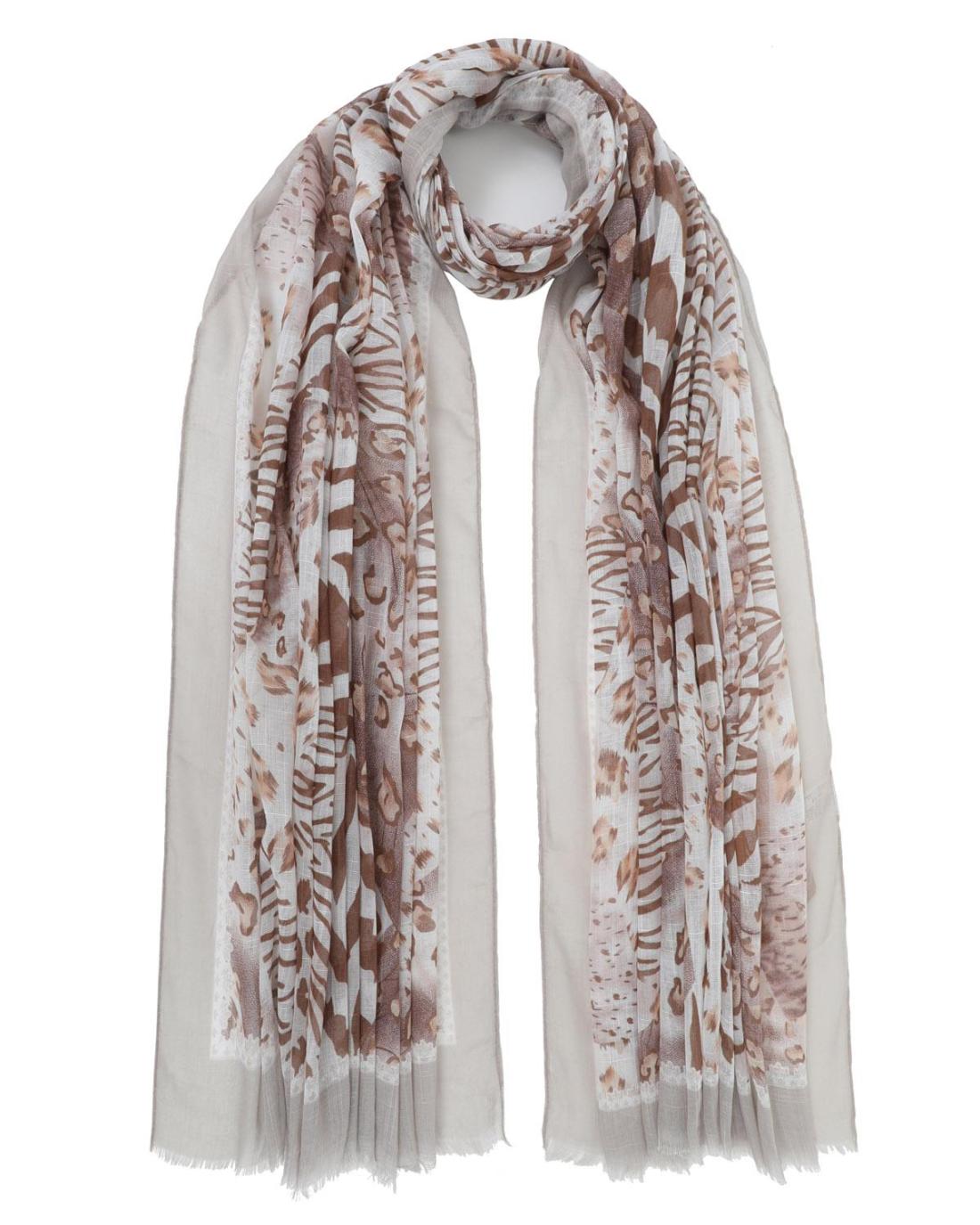 502797MC-SCARF (85X180)  BEIGE 29381