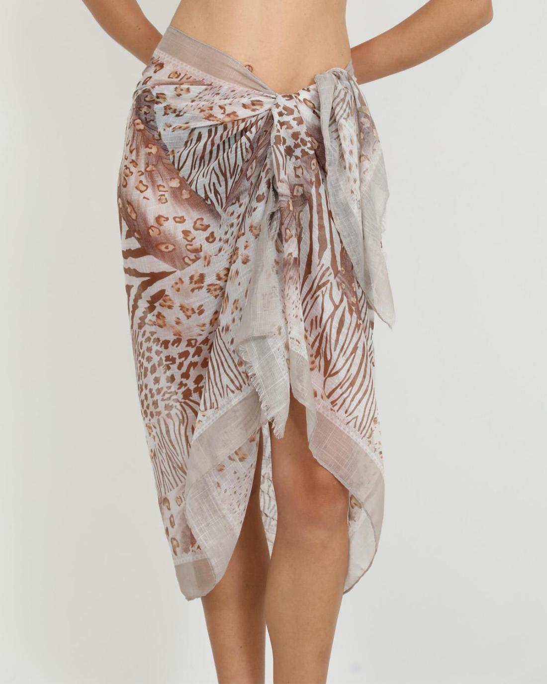 502797MC-SCARF (85X180)  BEIGE 29381