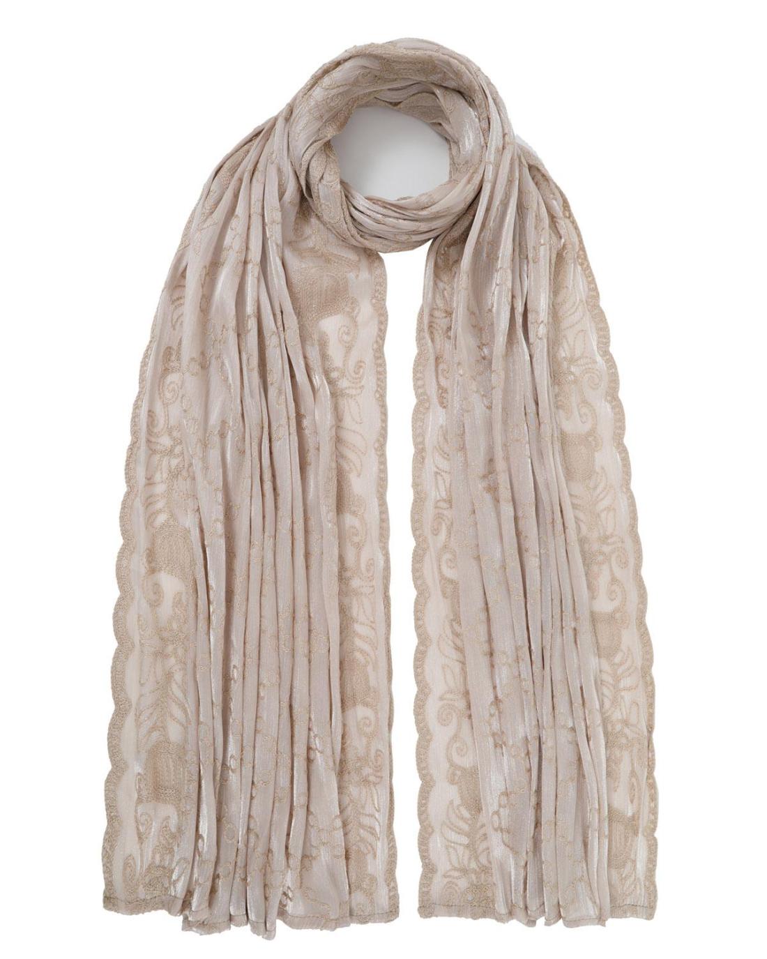502663MC-SCARF (70X180)  BEIGE 29369