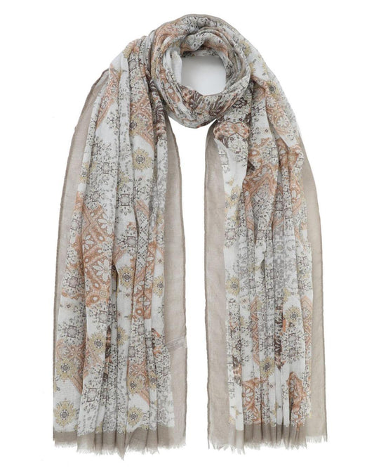 502754MCH-SCARF (85X180) BEIGE 29371