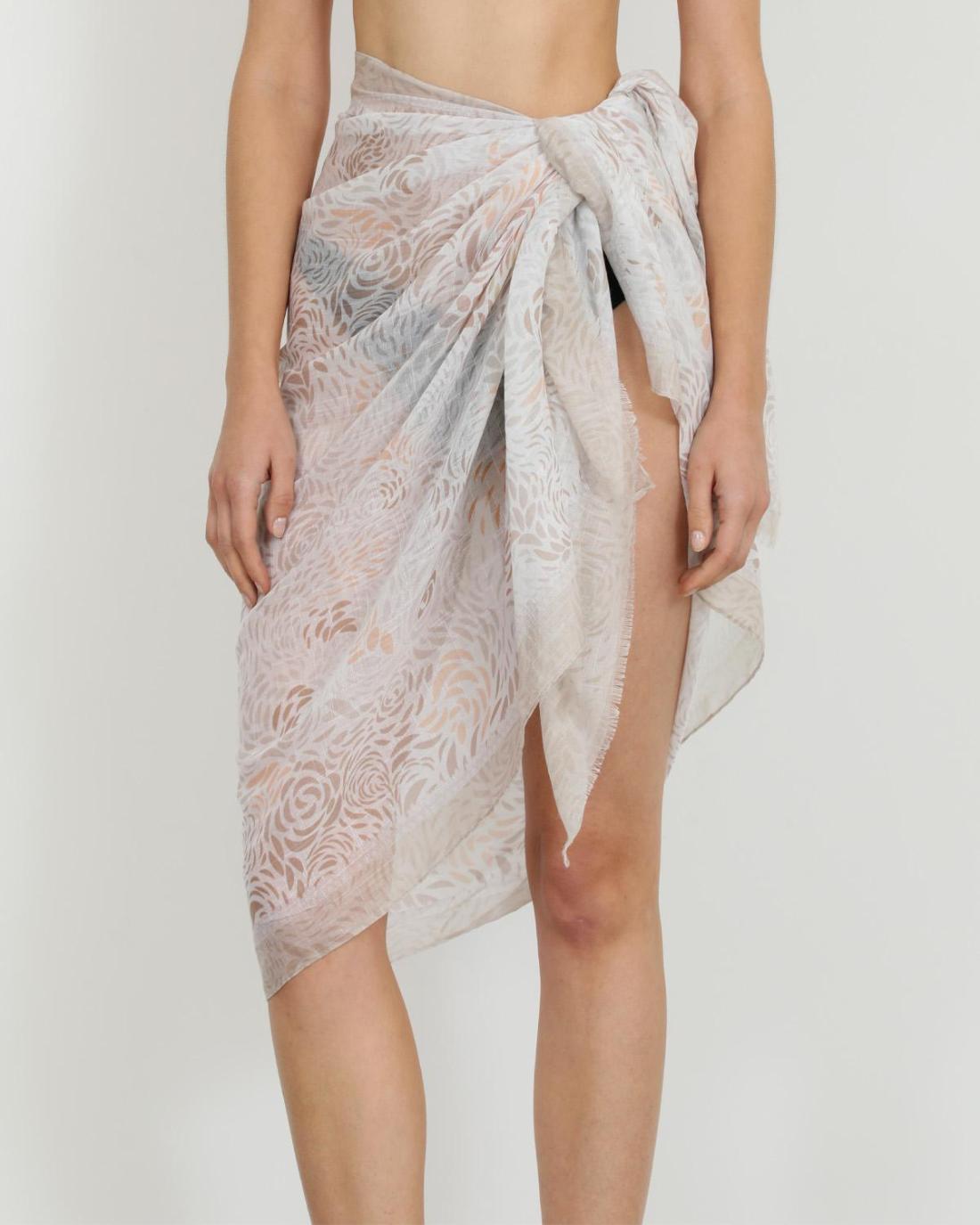 502760MH-SCARF (87X180)  BEIGE 29403