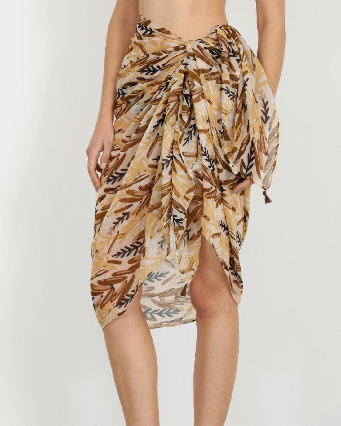 502681MH-SCARF (80X180)  BEIGE 29414