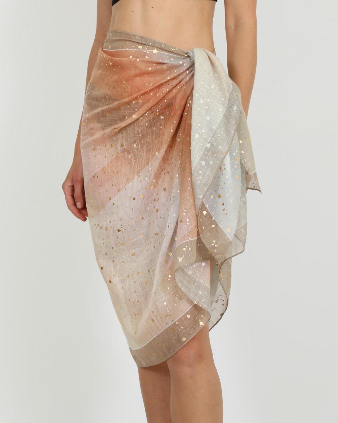 502665MCH-SCARF (85X180)  BEIGE 29375
