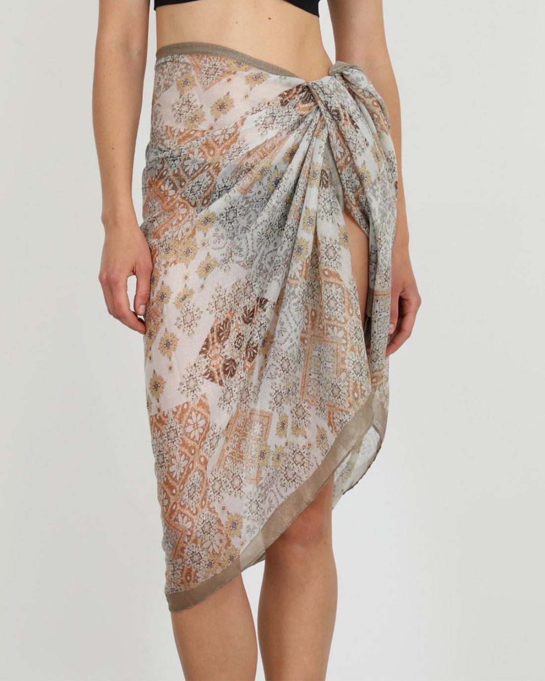 502754MCH-SCARF (85X180)  BEIGE 29371