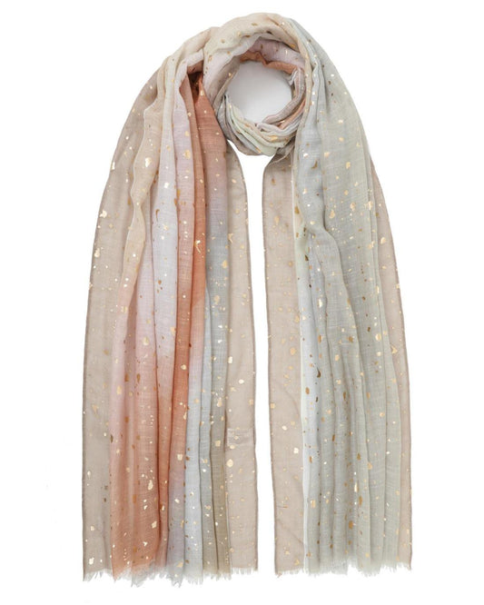 502665MCH-SCARF (85X180)  BEIGE 29375