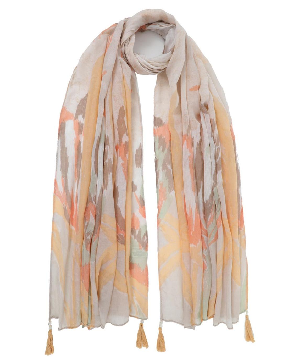 502761MH-SCARF (87X180)  ORANGE 29411