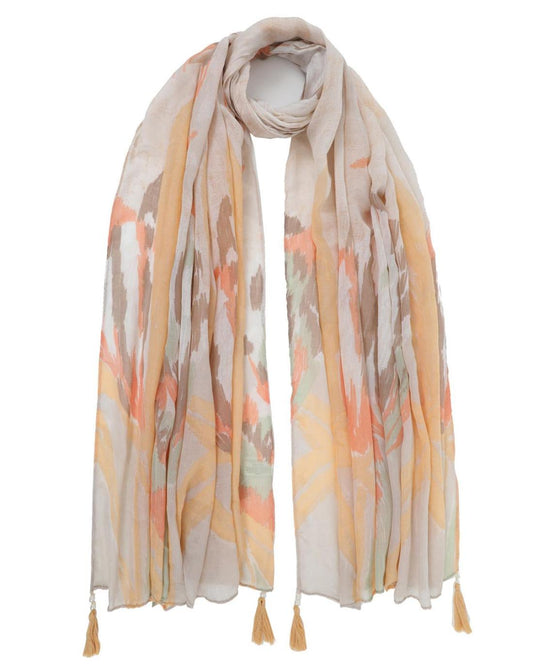 502761MH-SCARF (87X180) ORANGE 29411