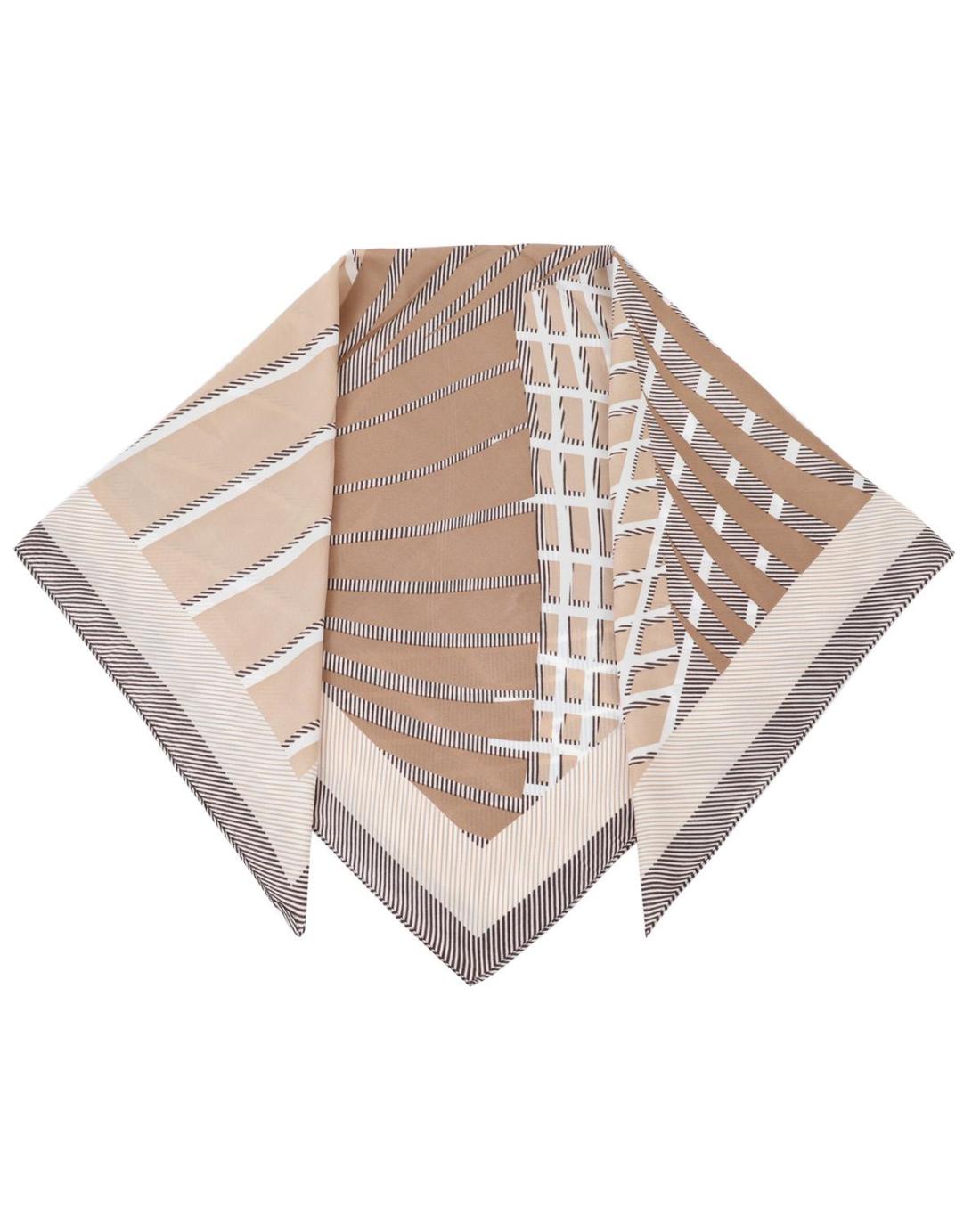 502672MC-SCARF (70X70)  BEIGE 29390