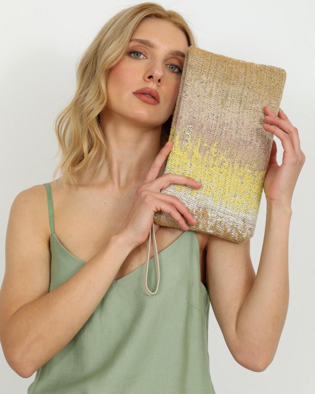 502745MH-EVENING BAG (30X17X3.5)  BEIGE 23201