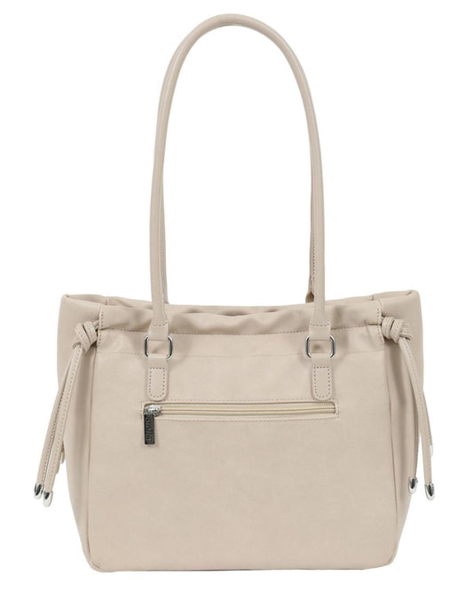 502654M-SHOULDER BAG (29X25X13) BEIGE 23578