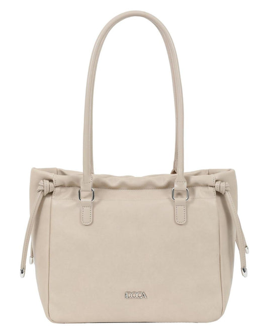 502654M-SHOULDER BAG  (29X25X13)  BEIGE 23578