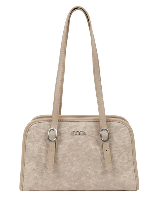 502619MH-SHOULDER BAG (30.5X20X11)  BEIGE 23324