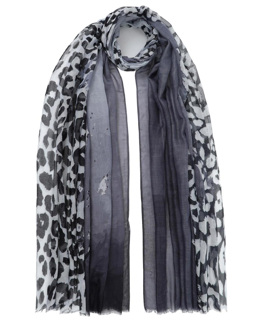 102989M-SCARF (85X180)  BLACK 29386