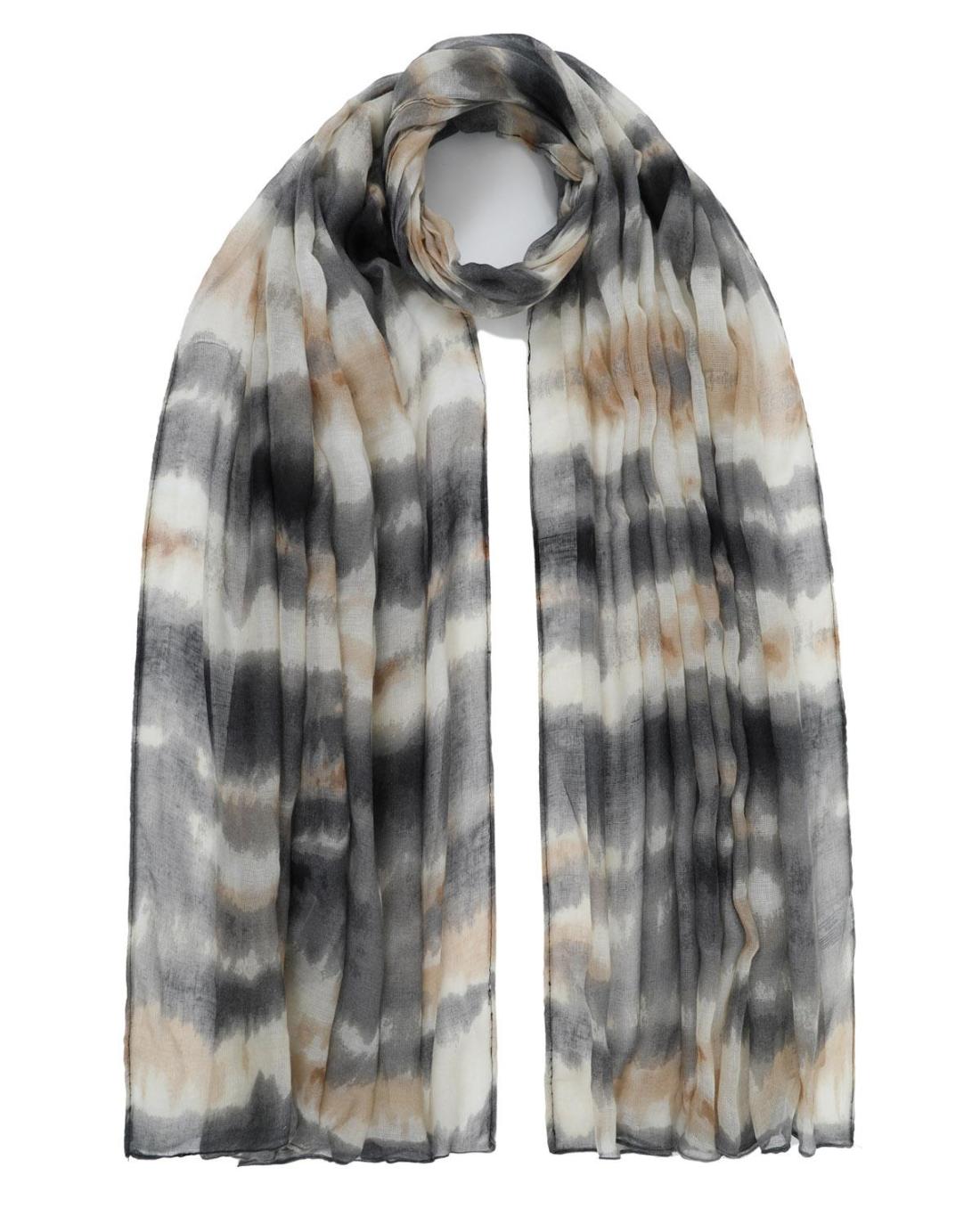 502689M-SCARF (85X180)  BLACK 29429