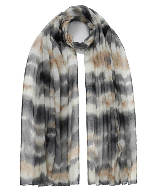502689M-SCARF (85X180)  BLACK 29429