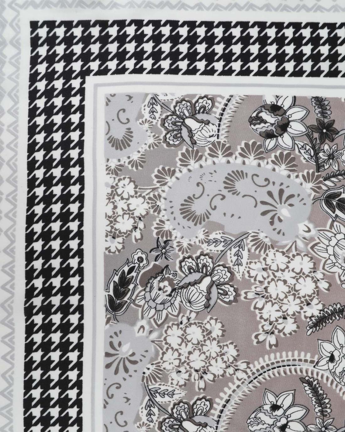502735MC-SCARF (70X70)  BLACK 29391
