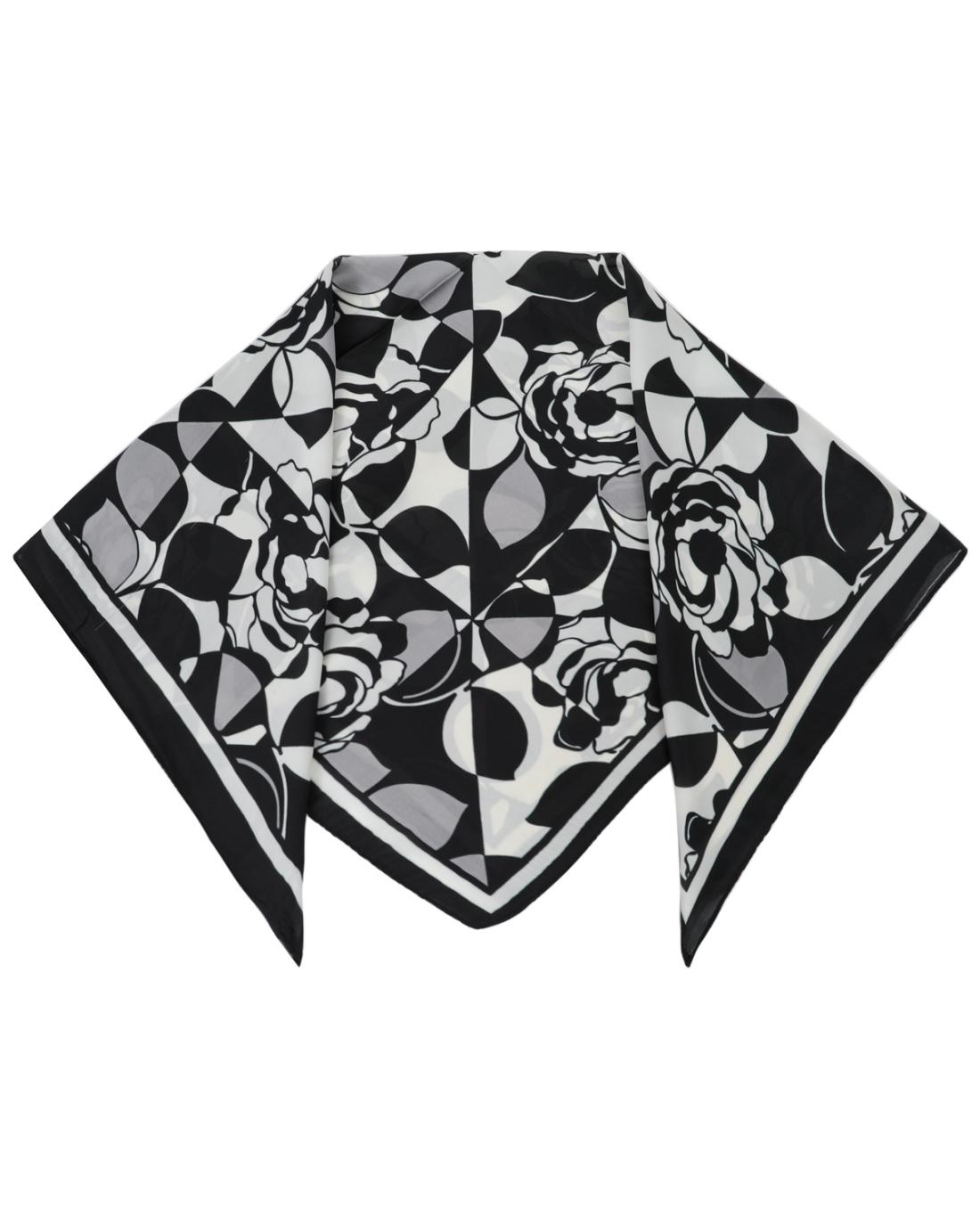 502679MC-SCARF (70X70)  BLACK 29401