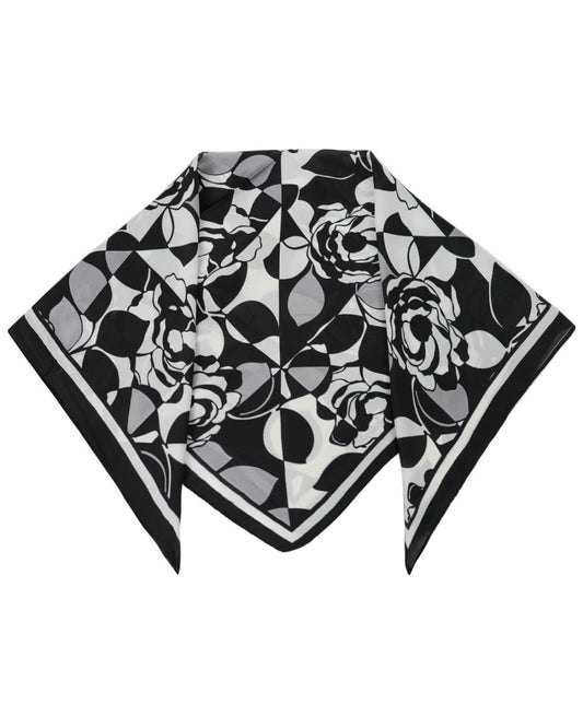502679MC-SCARF (70X70)  BLACK 29401