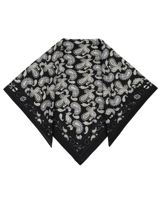 502759MCH-SCARF (70X70)  BLACK 29393