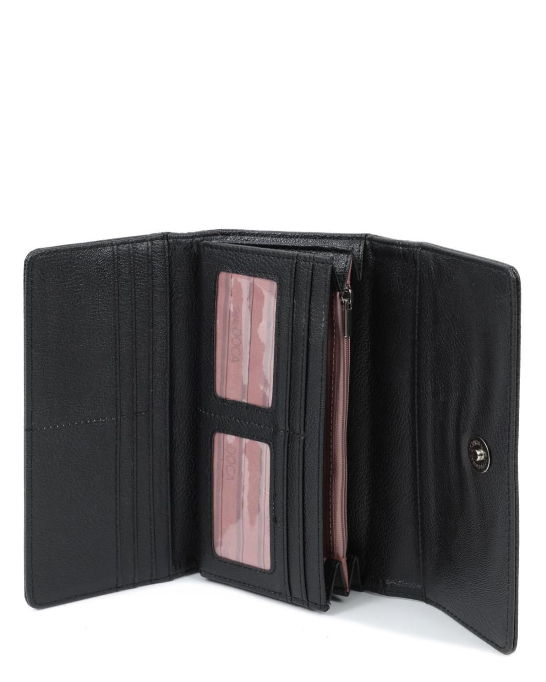 502742M-WALLET (19X10)  BLACK 67682