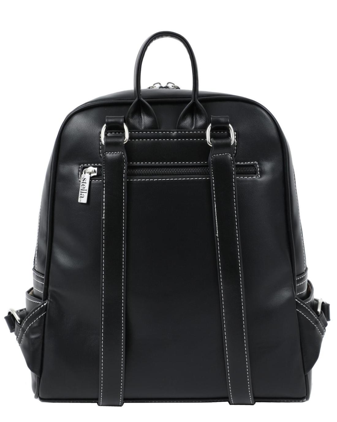 502657MH-BACKPACK  (27.5X32X11.5)  BLACK 23599