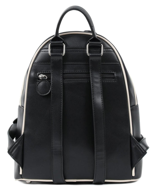 502593MCH-BACKPACK (25X30X12) BLACK/BEIGE 23283