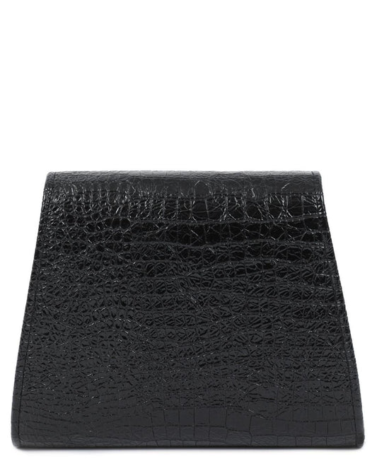 502605MCH-EVENING BAG (20X15) BLACK 23107