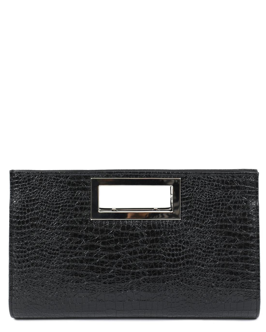 502569MCH-EVENING BAG (32X19.5X6.5)  BLACK 23113