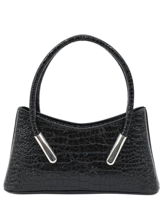 502607MH-EVENING BAG (20X14X6.5)  BLACK 23110
