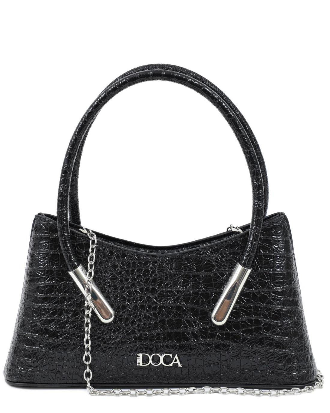 502607MH-EVENING BAG (20X14X6.5)  BLACK 23110