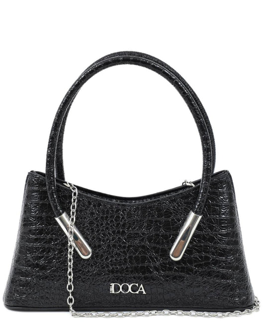 502607MH-EVENING BAG (20X14X6.5) BLACK 23110