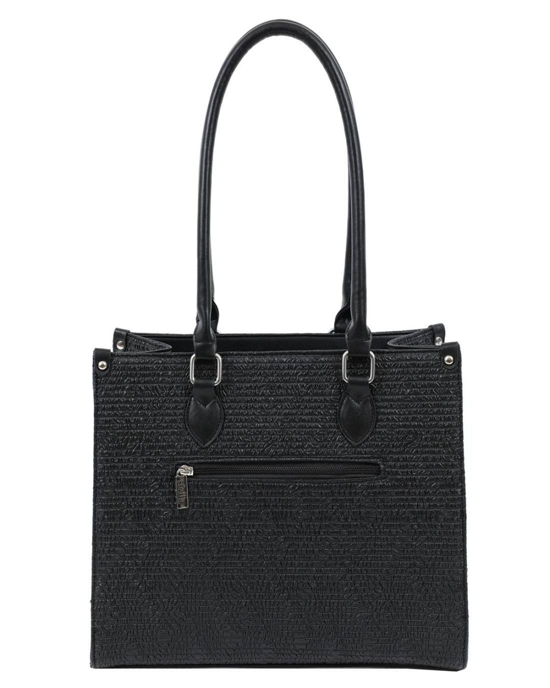 502948M-SHOULDER BAG (33.5X30X15) BLACK 23508