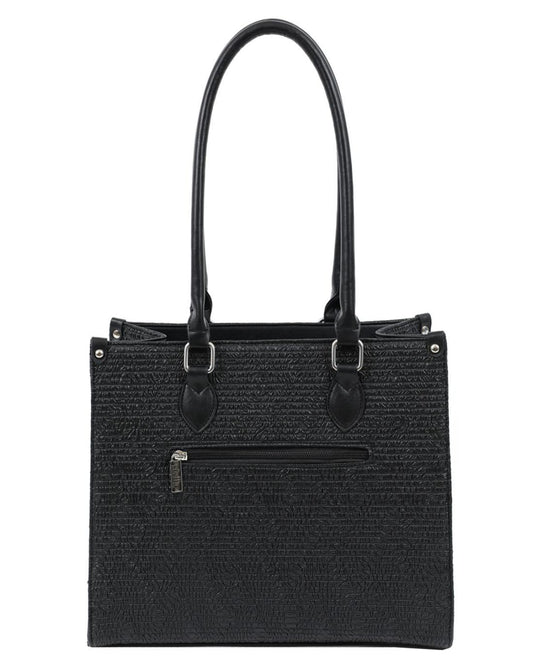 502948M-SHOULDER BAG (33.5X30X15) BLACK 23508