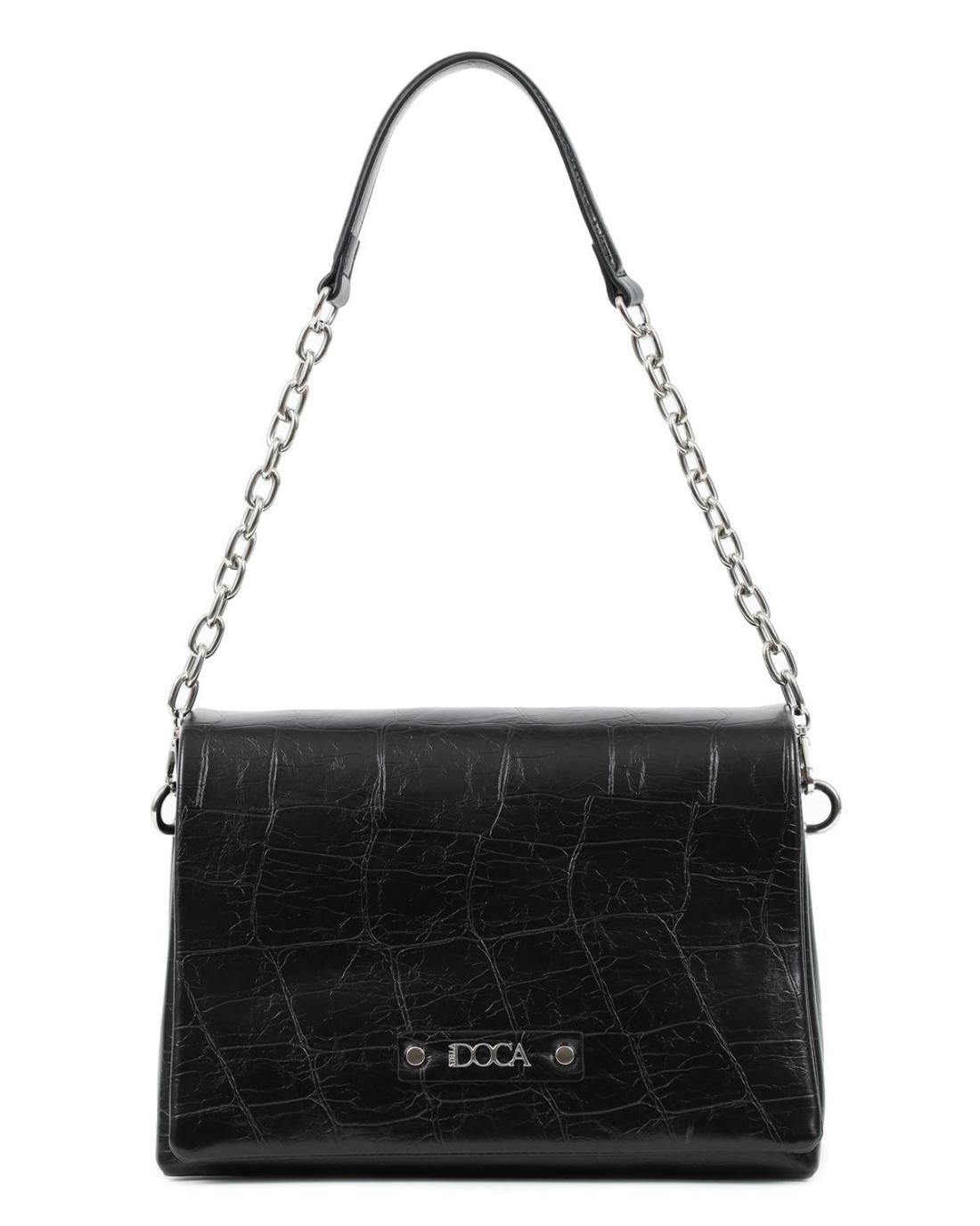 502210C-SHOULDER BAG (28X21X17)  BLACK 23263