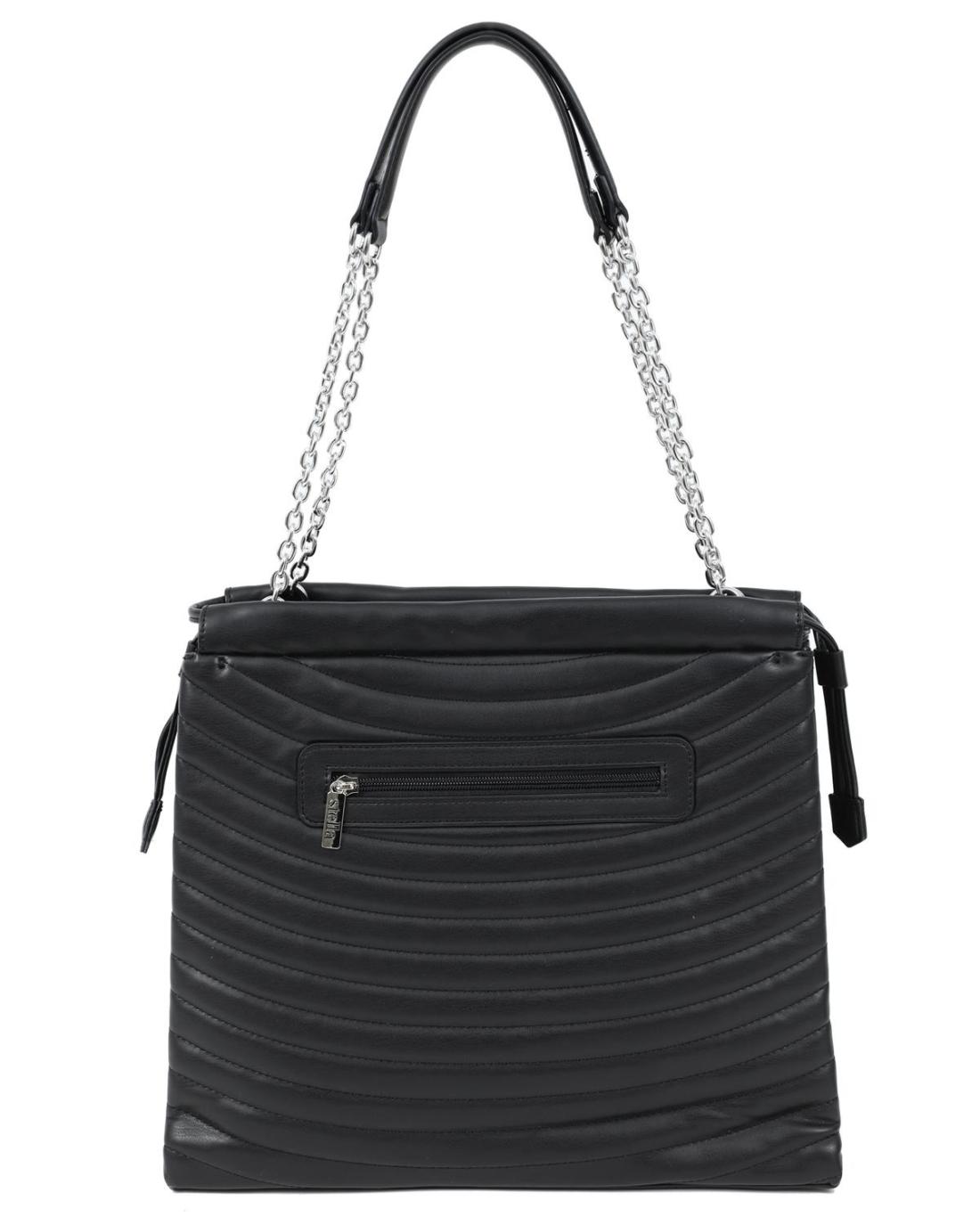 502950M-SHOULDER BAG (37X28.5X12) BLACK 23619
