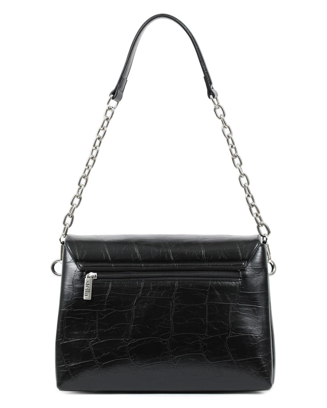 502210C-SHOULDER BAG (28X21X17)  BLACK 23263