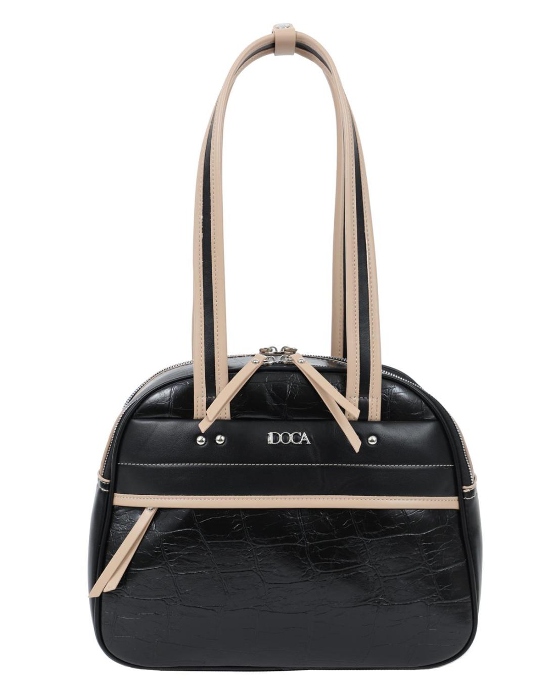 502651MH-SHOULDER BAG (32X26X13)  BLACK 23555