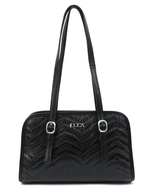 502618MH-SHOULDER BAG (30.5X20X11) BLACK 23323