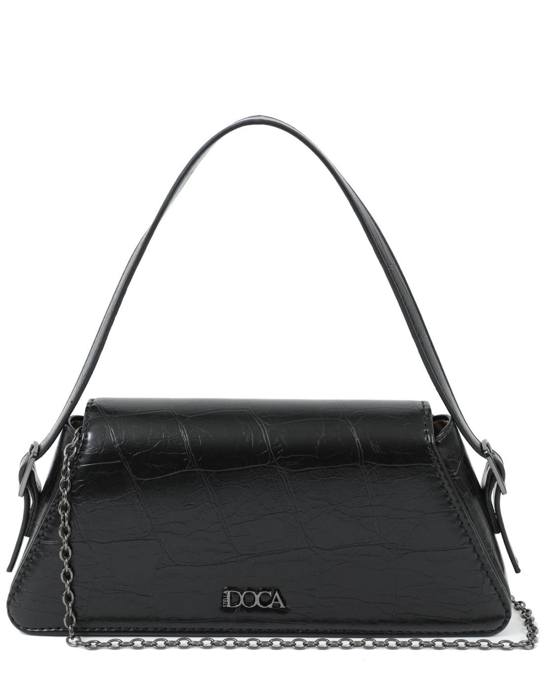 503366H-EVENING BAG (28.5X12.5)  BLACK-23789