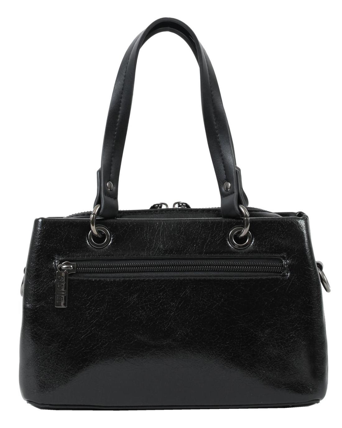 104724-CROSSBODY BAG   (24X15.5X10.5)  BLACK-24066