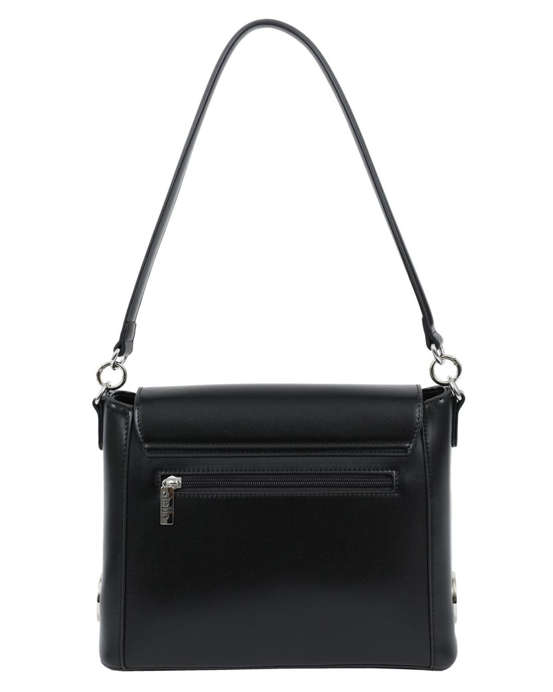 502911MC-SHOULDER BAG  (27.5X21X10) BLACK 23609