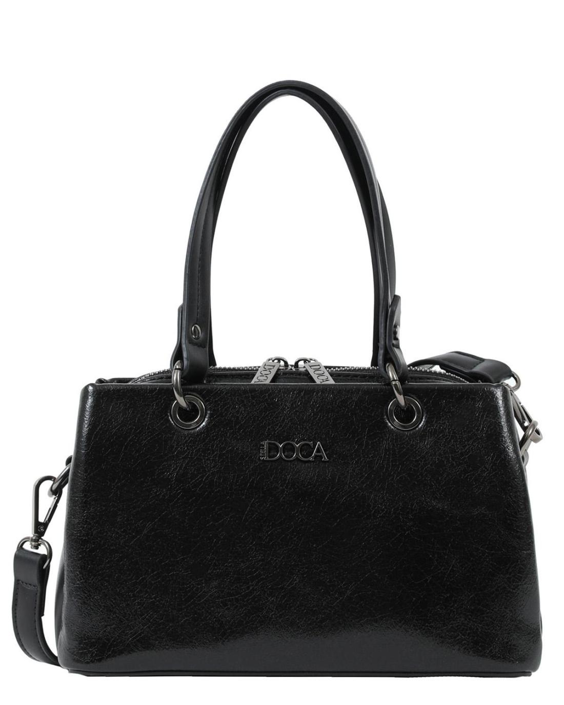 104724-CROSSBODY BAG   (24X15.5X10.5)  BLACK-24066