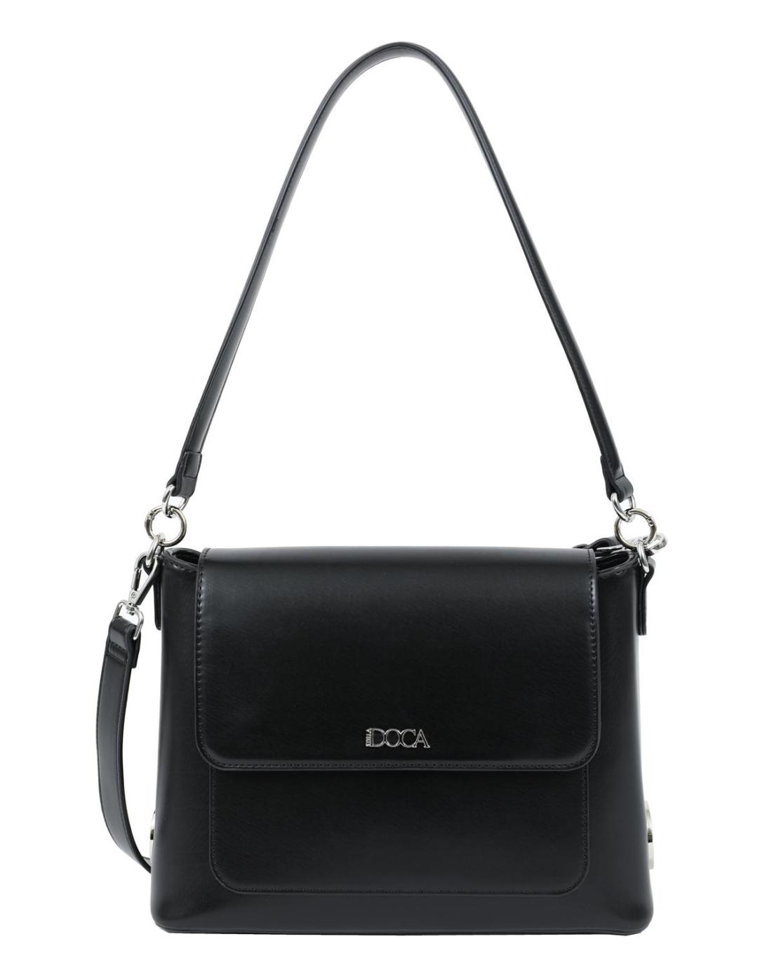 502911MC-SHOULDER BAG  (27.5X21X10) BLACK 23609