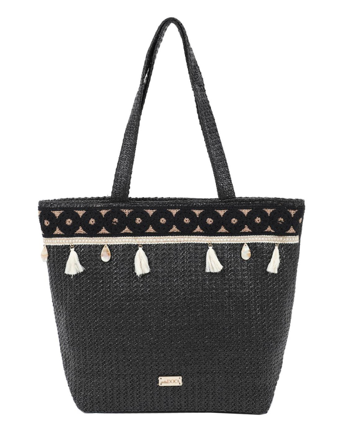 502733M-SHOULDER BAG (48X37X17)  BLACK 23386