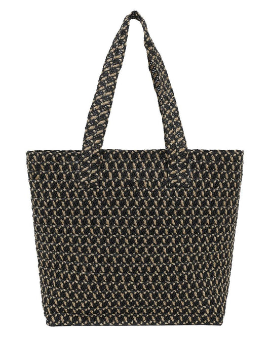 502925M-SHOULDER BAG (46X36) BLACK/GOLD 23411