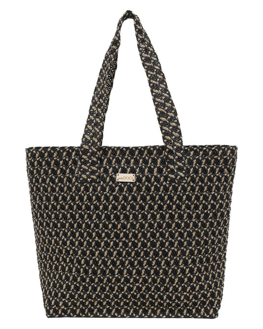 502925M-SHOULDER BAG (46X36) BLACK/GOLD 23411