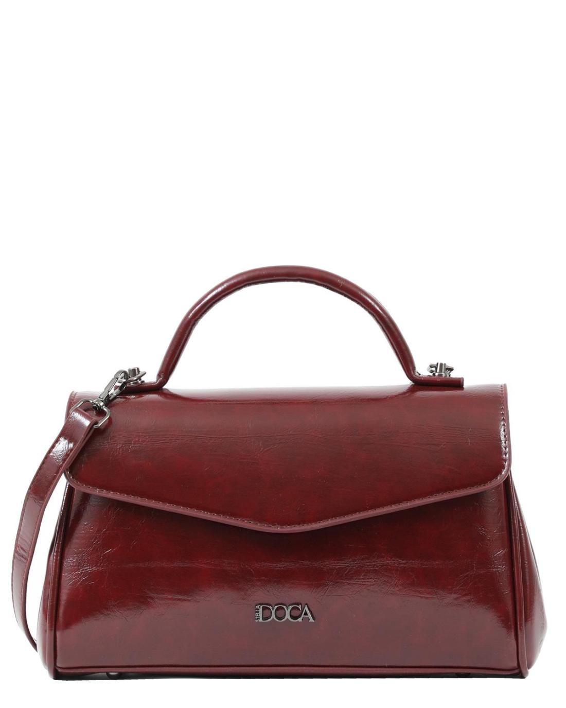 503341-HANDBAG (28.5X17X5)  BURGUNDY-23888