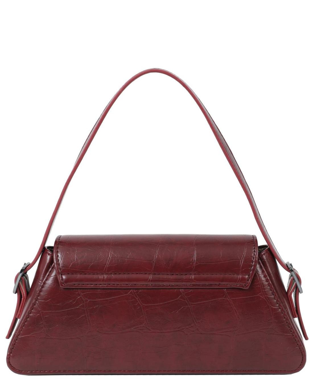 503310H-EVENING BAG (28.5X12.5)  BURGUNDY-23790